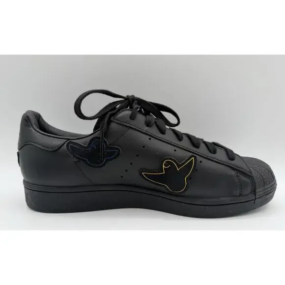 Adidas Mark Gonzales x Superstar ADV Black Shmoo Sneakers Mens Size 10 Shell Toe - Picture 6 of 15